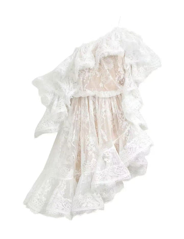 Off - Shoulder Lace Dress