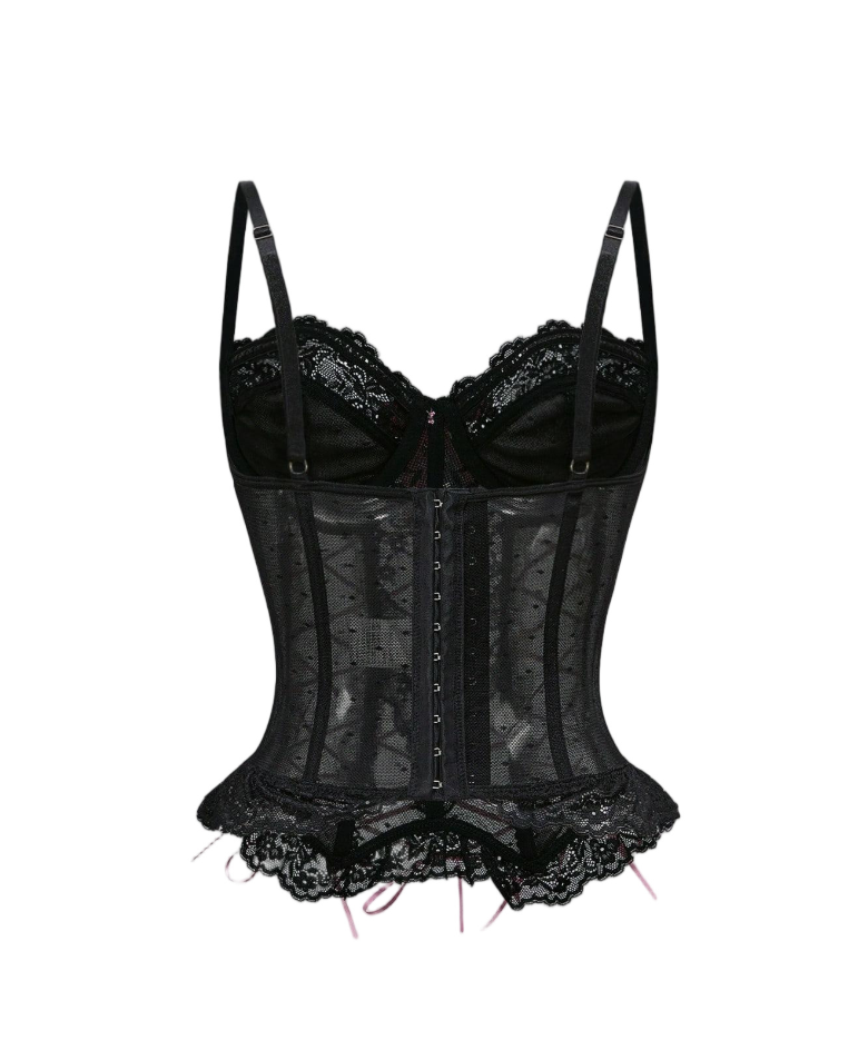 Lace-Up Corset Top with sexy style