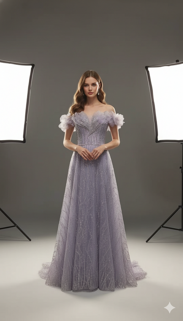 Ethereal Lavender Gown