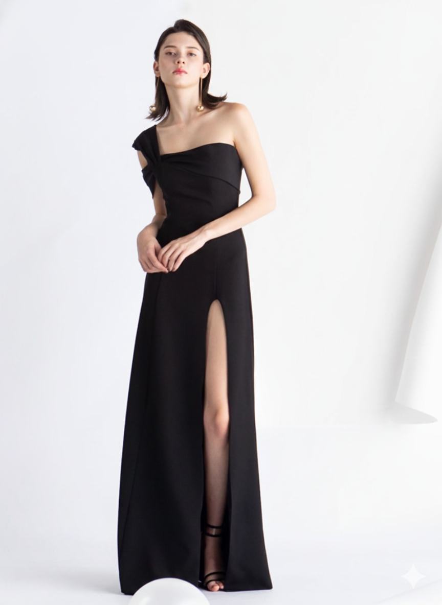 Off-Shoulder Cocktail Dress