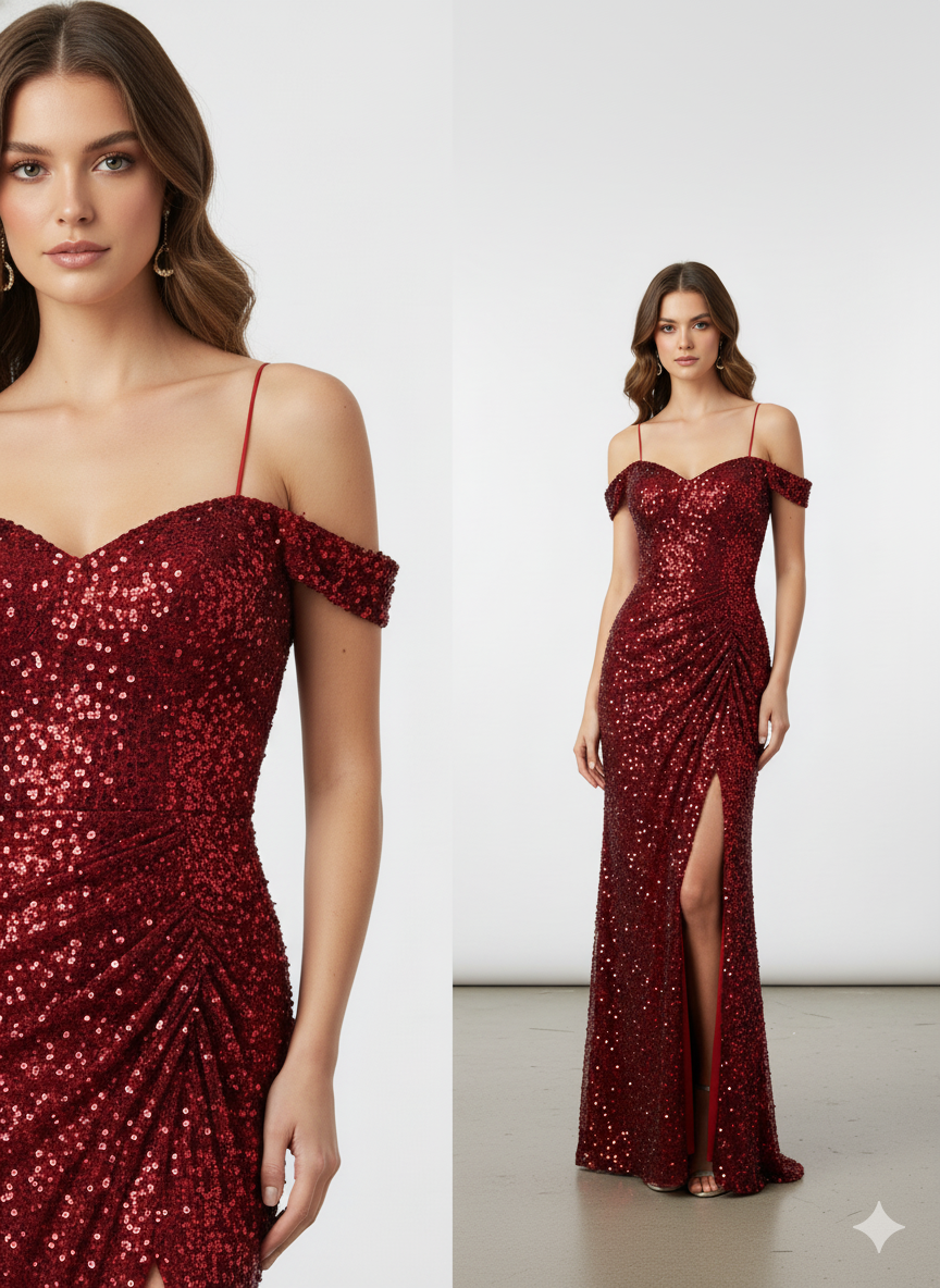 Bodycon Slit Evening Dress