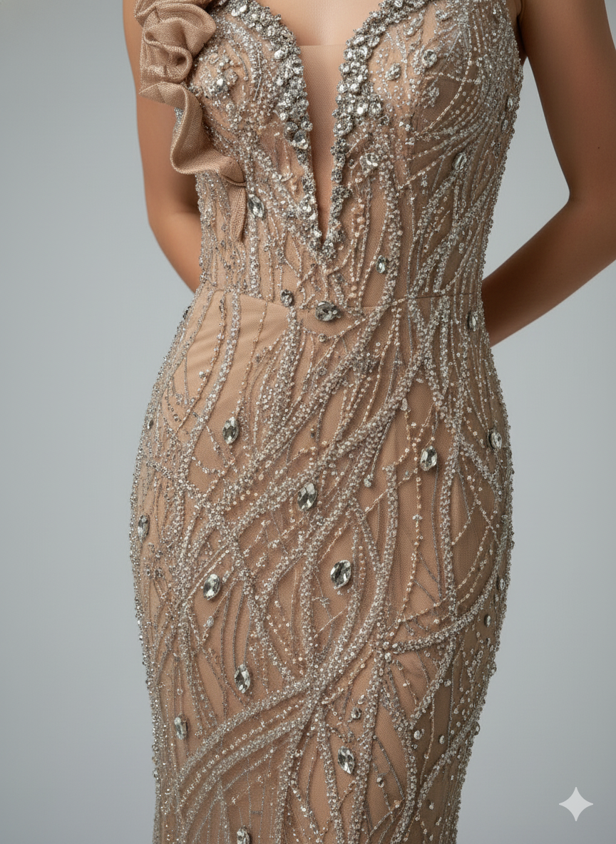 Champagne Gold Luxury Gown