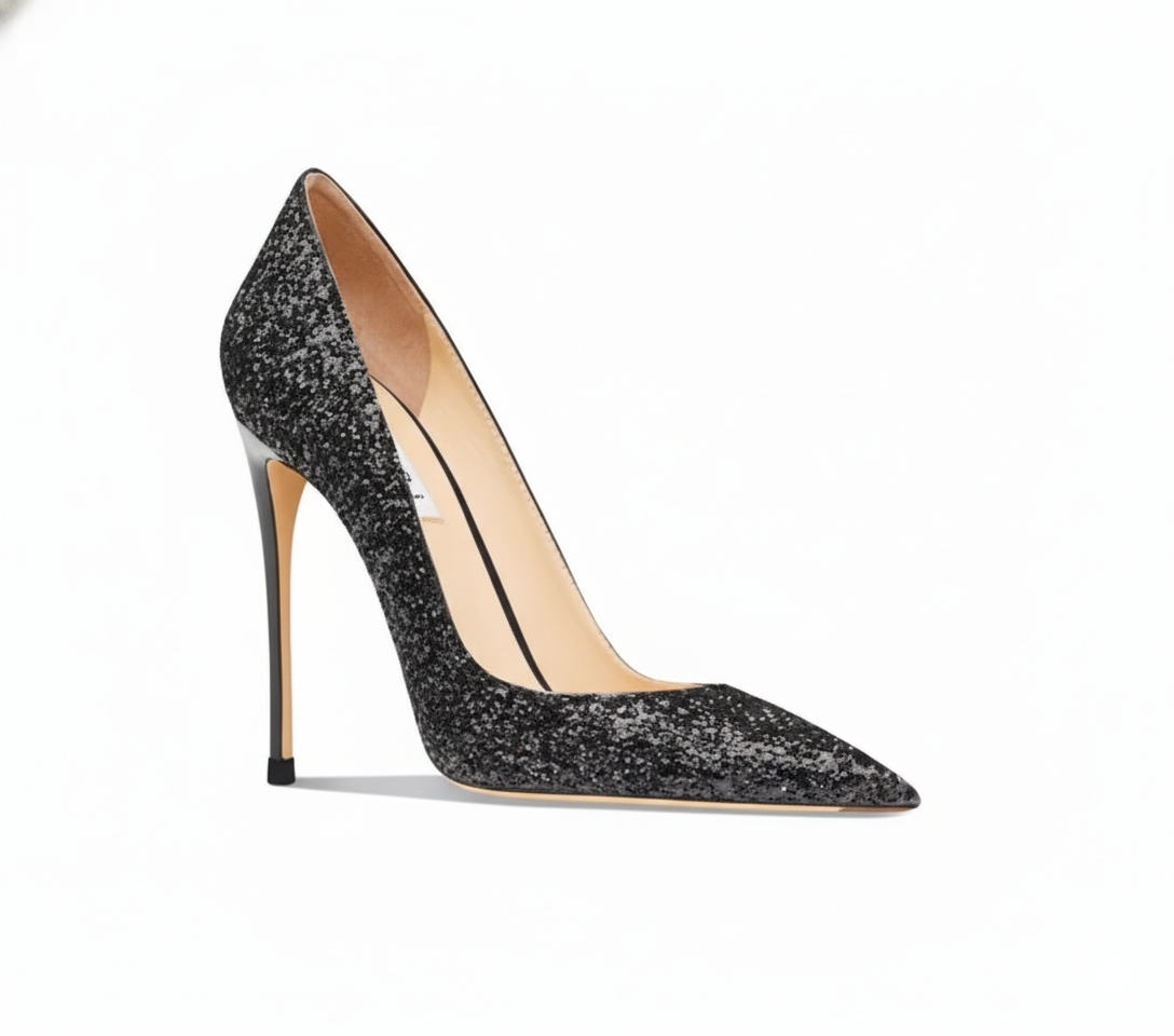 Sparkling Pointed-Toe Stilettos