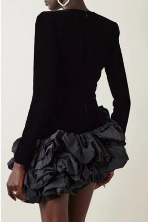 French-style Irregular Hem Skirt